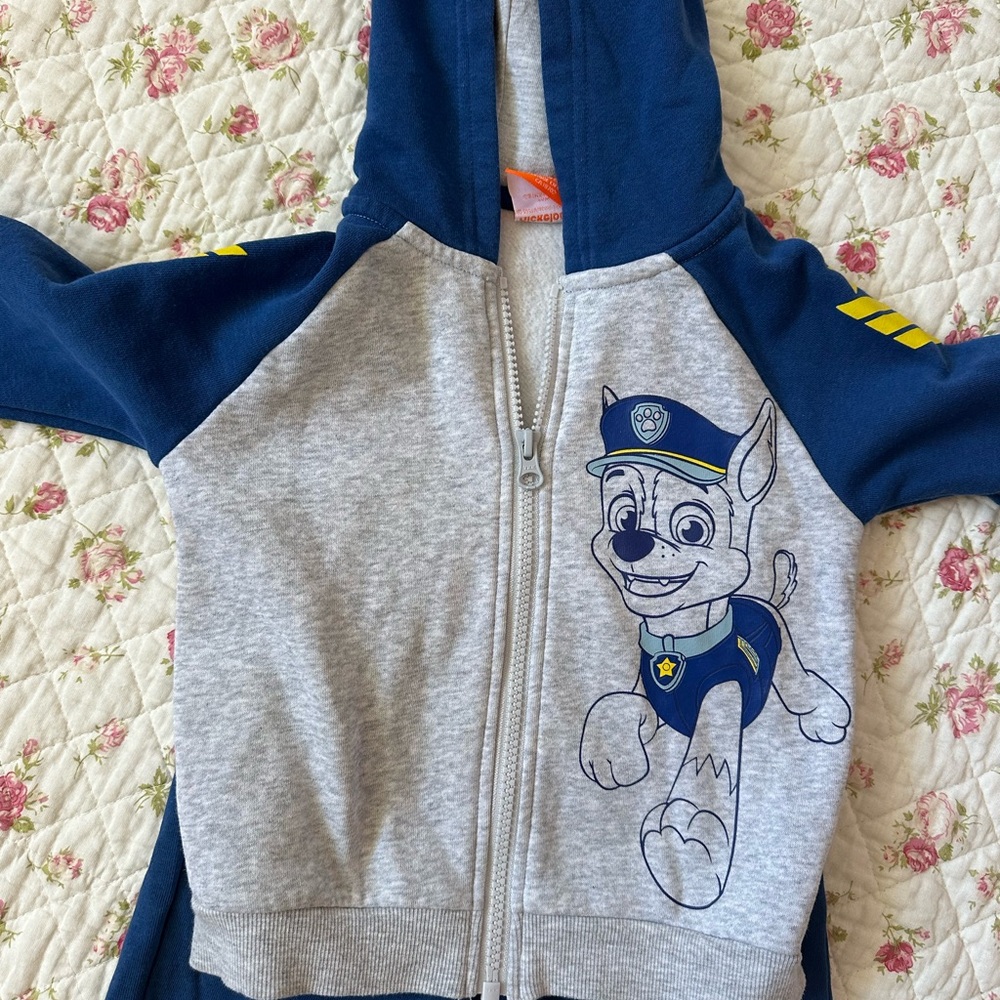 Paw Patrol sweat suit (top and pants)